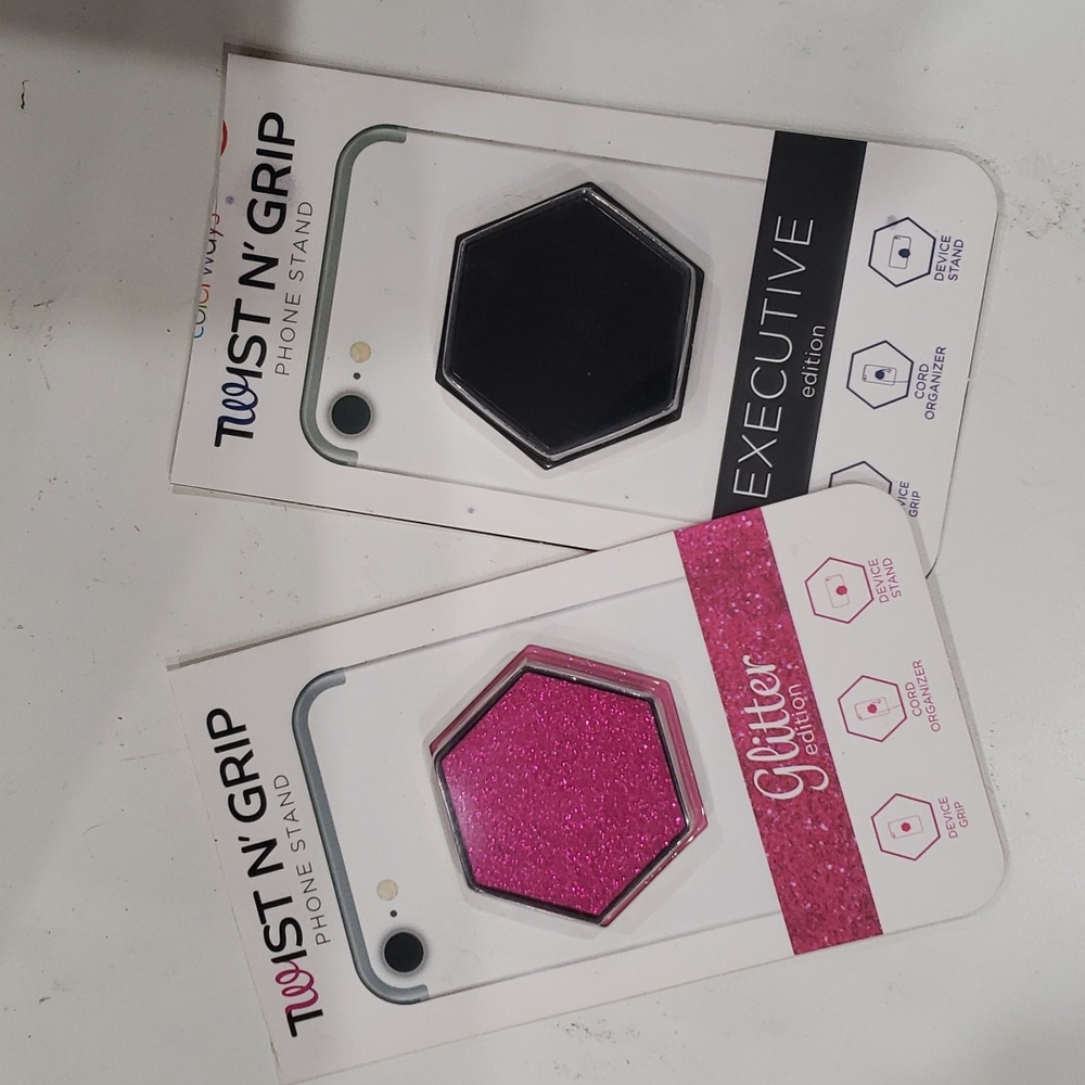 Lot of (2) Twist n' Grip Phone Stand